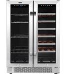 Whynter - 20-Bottle Dual Zone Wine Refrigerator - Black