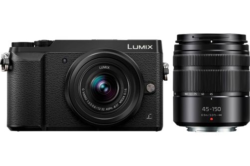 Panasonic - LUMIX GX85 Mirrorless 4K Photo Digital Camera Body Two Lens Bundle with 12-32mm and 45-