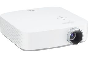 LG - PF50KA 1080p Wireless Smart DLP Portable Projector - White