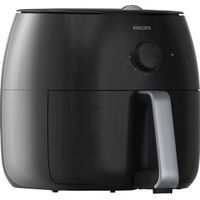 Philips - Airfryer XXL, Twin TurboStar, Avance Collection- Black - Black