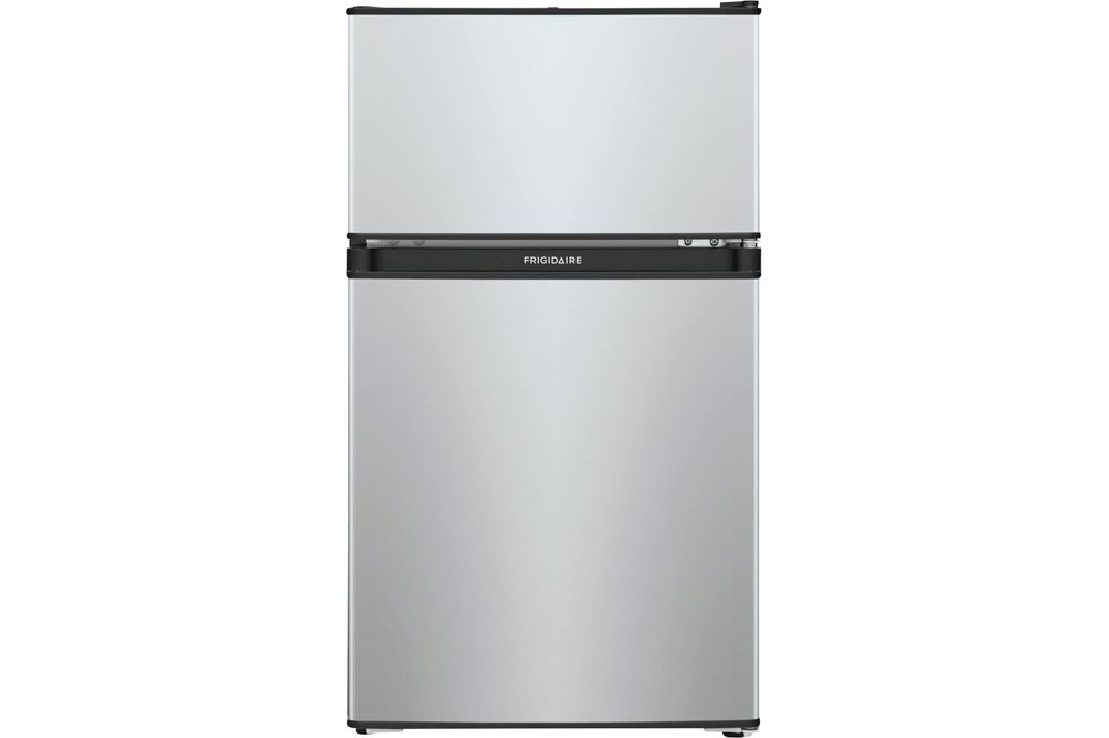 Frigidaire - 3.1 Cu. Ft. Mini Fridge with Built-In Freezer - Silver