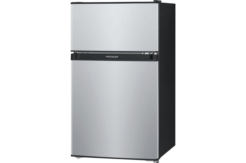 Frigidaire - 3.1 Cu. Ft. Mini Fridge with Built-In Freezer - Silver