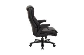 Pro-line II - Big and Tall 5-Pointed Star Bonded Leather Executive Chair - Black
