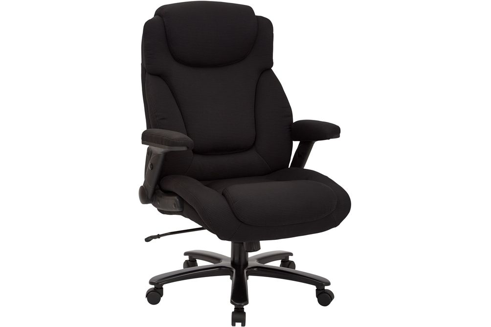 Pro-line II - Big and Tall 5-Pointed Star Fabric Executive Chair - Black