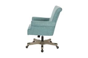 OSP Home Furnishings - Megan Office Chair - Turquoise