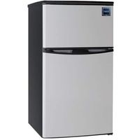 RCA - 3.2 Cu. Ft. Mini Fridge - Stainless Steel