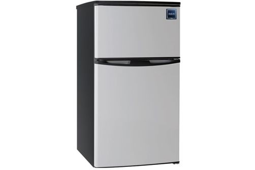 RCA - 3.2 Cu. Ft. Mini Fridge - Stainless Steel