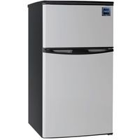 RCA - 3.2 Cu. Ft. Mini Fridge - Stainless Steel