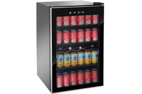 RCA - 110-Can Beverage Cooler - Stainless Steel