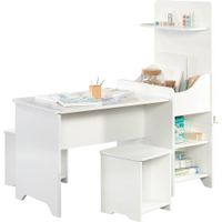 Sauder - Pinwheel Kids Activity Desk - Soft White