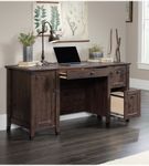 Sauder - Carson Forge Collection Computer Desk - Coffee Oak