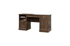 Sauder - Barrister Lane Collection Pedestal Desk - Iron Oak