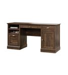 Sauder - Barrister Lane Collection Pedestal Desk - Iron Oak