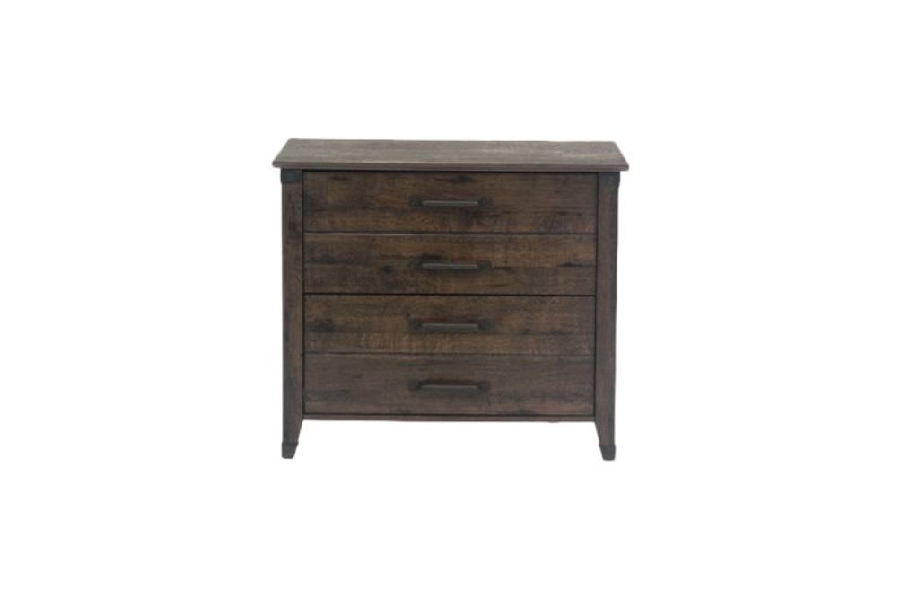 Sauder - Carson Forge Collection 2-Drawer Filing Cabinet - Coffee Oak