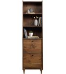 Sauder - Harvey Park Collection 2-Shelf Bookcase - Grand Walnut