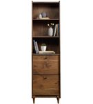 Sauder - Harvey Park Collection 2-Shelf Bookcase - Grand Walnut