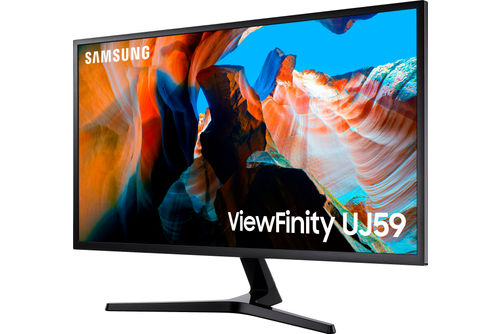 Samsung - 32 ViewFinity UJ590 UHD Monitor - Dark Gray/Blue