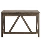 Walker Edison - Rustic Farmhouse A-Frame Computer Desk - Grey Wash