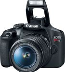 Canon - EOS Rebel T7 DSLR Video Camera with 18-55mm Lens - Black