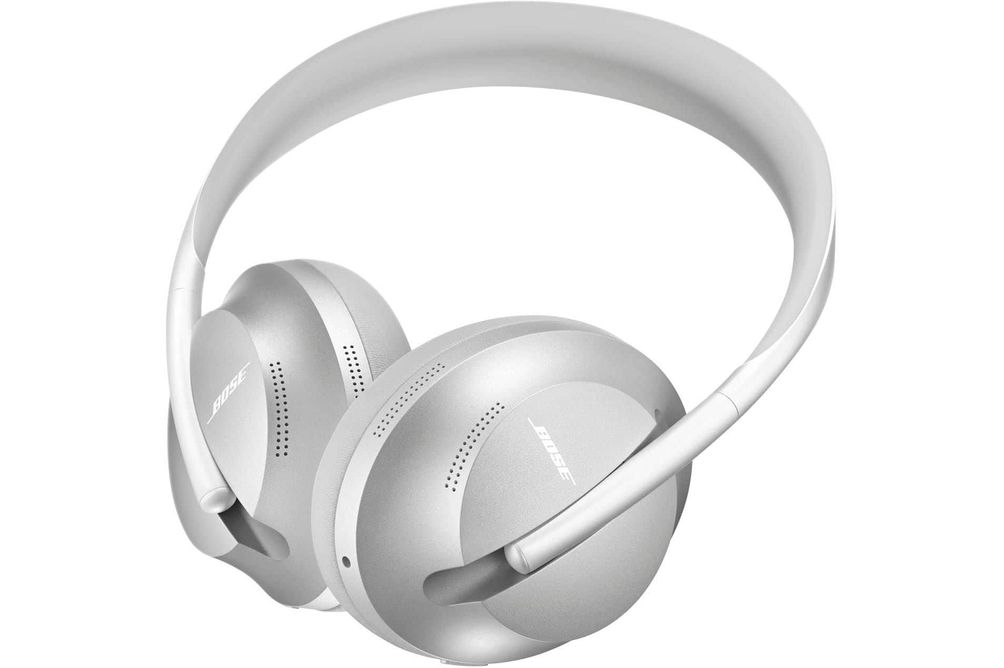 Bose - Headphones 700 Wireless Noise Cancelling Over-the-Ear Headphones - Luxe Silver