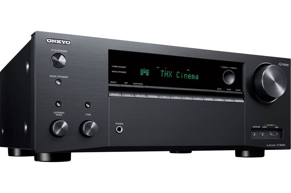 Onkyo - TX 7.2-Ch. with Dolby Atmos 4K Ultra HD HDR Compatible A/V Home Theater Receiver - Black