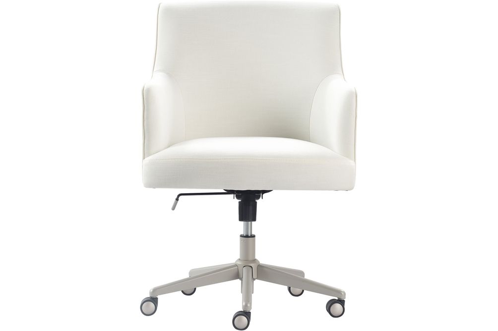 Finch - Belmont Modern Twill Home Office Chair - Gray/Ivory