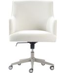 Finch - Belmont Modern Twill Home Office Chair - Gray/Ivory