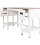 OneSpace - Magnolia Rectangular Rustic 2-Drawer Table