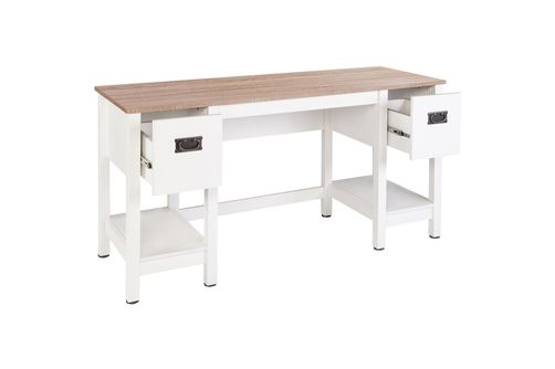 OneSpace - Magnolia Rectangular Rustic 2-Drawer Table