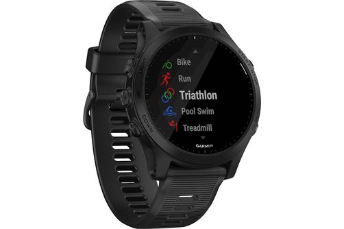 Garmin - Forerunner 945 GPS Smartwatch 30mm Fiber-Reinforced Polymer - Black