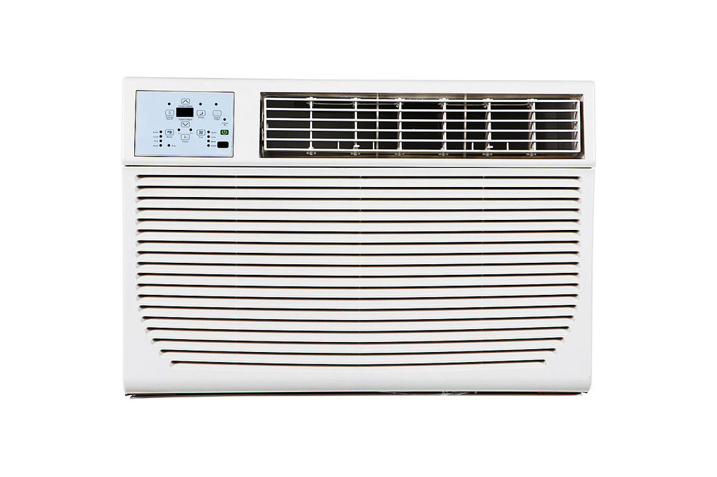 Keystone - 550 Sq. Ft. 12,000 BTU Window Air Conditioner and 11,000 BTU Heater - White