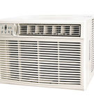 Keystone - 1500 Sq. Ft. 25,000 BTU Window Air Conditioner and 16,000 BTU Heater - White