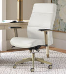 La-Z-Boy - Baylor Modern Bonded Leather Executive Chair - White