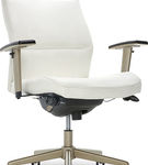 La-Z-Boy - Baylor Modern Bonded Leather Executive Chair - White - Bonded Leather