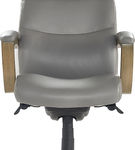 La-Z-Boy - Greyson Modern Faux Leather Executive Chair - Gray