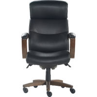 La-Z-Boy - Greyson Modern Faux Leather Executive Chair - Black
