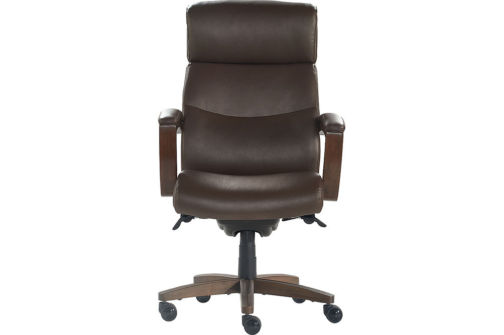 La-Z-Boy - Greyson Modern Faux Leather Executive Chair - Brown