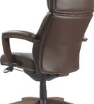 La-Z-Boy - Greyson Modern Faux Leather Executive Chair - Brown