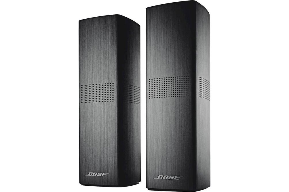 Bose - Surround Speakers 700 120-Watt Wireless Satellite Bookshelf Speakers (Pair) - Black