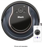 Shark - ION Robot RV761, Wi-Fi Connected, Robot Vacuum with Multi-Surface Cleaning - Black/Navy Blu