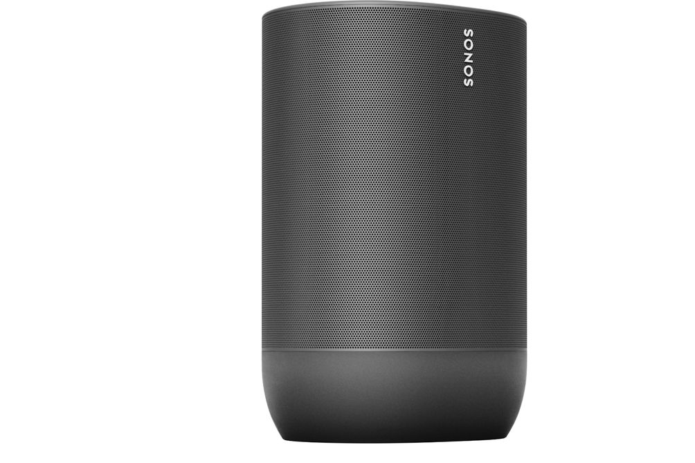 Sonos - Move Smart Portable Wi-Fi and Bluetooth Speaker with Alexa and Google Assistant - Black