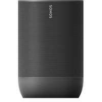 Sonos - Move Smart Portable Wi-Fi and Bluetooth Speaker with Alexa and Google Assistant - Black