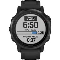 Garmin - fnix 6S Pro GPS Smartwatch 42mm Fiber-Reinforced Polymer - Black