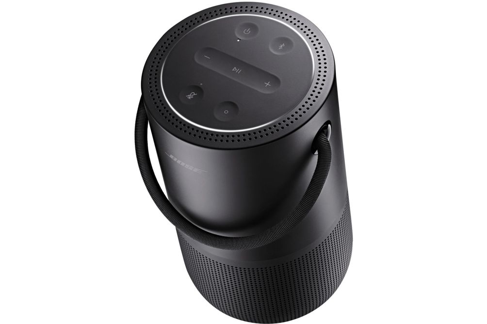 Bose - Portable Smart Speaker with built-in WiFi, Bluetooth, Google Assistant and Alexa Voice Contr