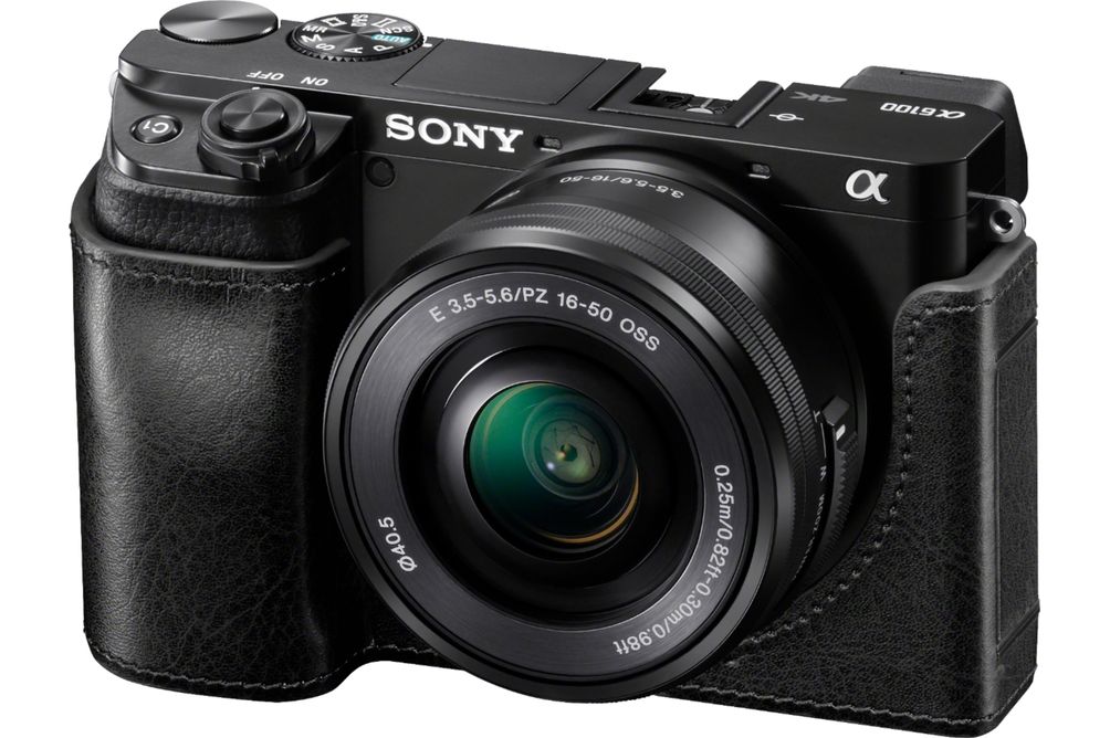 Sony - Alpha 6100 Mirrorless 4K Video Camera with E PZ 16-50mm Lens - Black