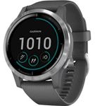 Garmin - vvoactive 4 GPS Smartwatch 45mm Fiber-Reinforced Polymer - Silver