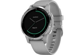 Garmin - vvoactive 4S GPS Smartwatch 40mm Fiber-Reinforced Polymer - Silver