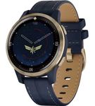 Garmin - Legacy Hero Series Captain Marvel Smartwatch 40mm Fiber-Reinforced Polymer - Danvers Blue