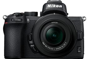 Nikon - Z50 Mirrorless 4K Video Camera with NIKKOR Z DX 16-50mm f/3.5-6.3 VR Lens - Black