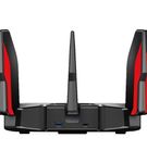 TP-Link - Archer AX11000 Tri-Band Wi-Fi 6 Router - Black/Red